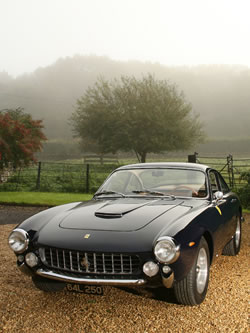 Ferrari 250 Lusso in the mist
